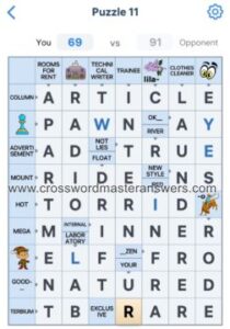 Crossword Master Level 11