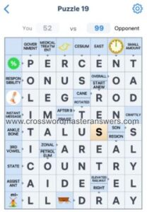 Crossword Master Level 19