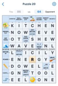 Crossword Master Level 20